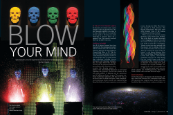 Spectacular art and experimental entertainment to