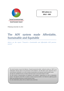 The AOV system made Affordable, Sustainable