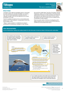Tākapu JJ45 - Instructional Series