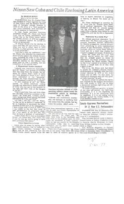 Nixon Saw Cuba and Chile Enclosing Latin America