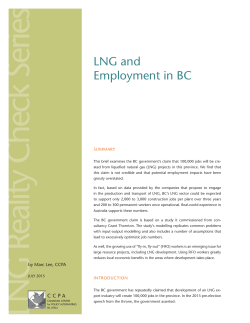 LNG and Employment in BC