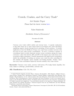 Crowds, Crashes, and the Carry Trade