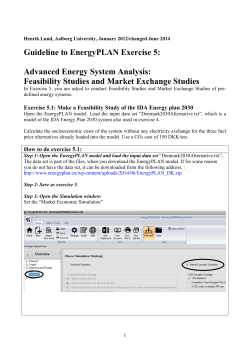 Solution - EnergyPLAN