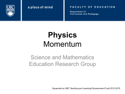 Physics Momentum