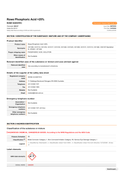 Rowe Phosphoric Acid >25%