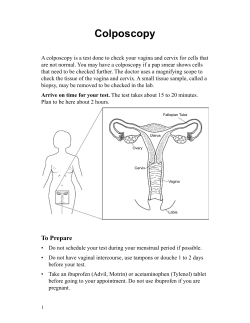 Colposcopy - Spanish - Health Information Translations