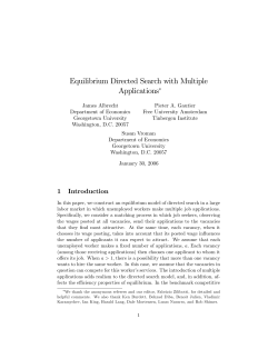 Equilibrium Directed Search with Multiple Applications!