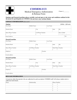 Medical Emergency Authorization and Release Form