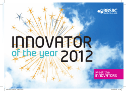 Innovator of the Year 2012