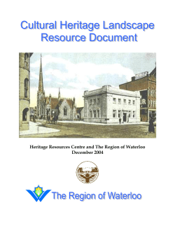 Cultural Heritage Landscapes