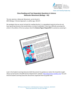 TDQs - BPS Science Weebly