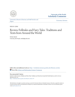 Review. Folktales and Fairy Tales: Traditions