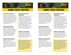 combat stress reactions combat stress reactions