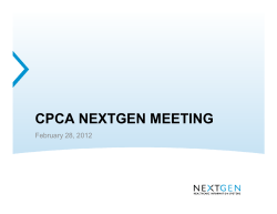 cpca nextgen meeting - California Primary Care Association