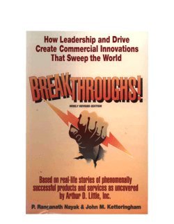 BREAKTHROUGHS! - prnayak.org | prnayak.org