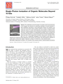 Single-Photon Ionization of Organic Molecules Beyond 10 kDa
