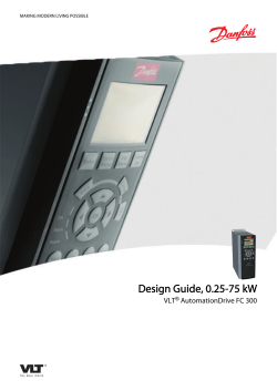 Danfoss FC300 Design Guide 0.25-75kW