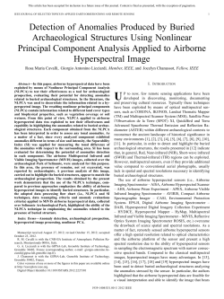 Detection of Anomalies Produced by Buried - GIPSA-Lab