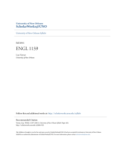 ENGL 1159 - ScholarWorks@UNO