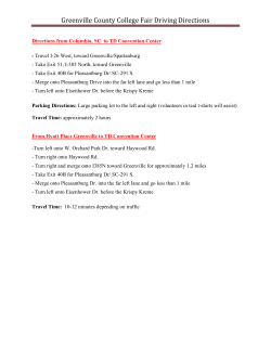 Greenville County College Fair Driving Directions