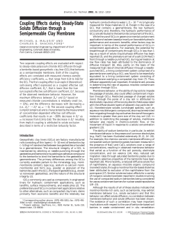 Coupling Effects during Steady-State Solute