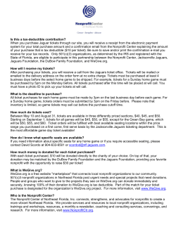 Is this a tax-deductible contribution? When you purchase Jaguar