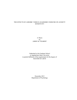 THE EFFECTS OF AEROBIC VERSUS ANAEROBIC EXERCISE ON