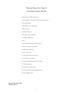 Paper 16 reading list - University of Cambridge