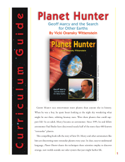 Planet Hunter - TeachingBooks.net