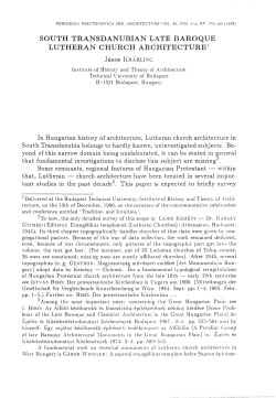 south transdanubian late baroque lutheran church architecture1