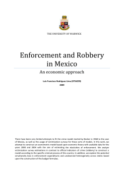 Enforcement and Robbery in Mexico