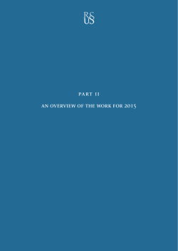 Annual Report for 2015