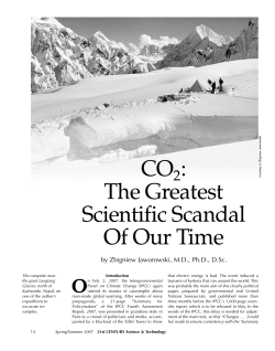 CO2 : The Greatest Scientific Scandal Of Our Time