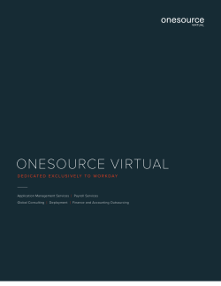 onesource virtual