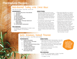 Thanksgiving Recipes