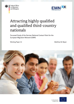 Highly qualified migrants DE 2013
