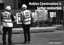 Nobles Construction is better connected