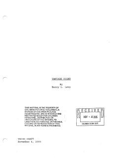 Vantage Point - Daily Script