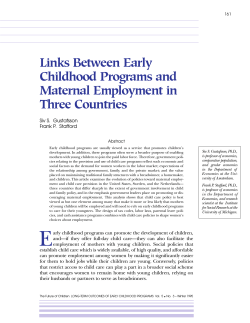 Employment in Three Countries