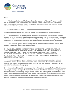 Carnegie MTA - Carnegie Institution for Science