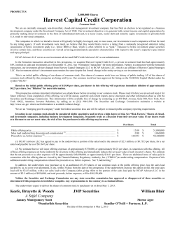 Harvest Capital Credit Corporation