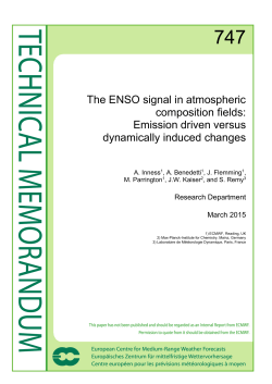 The ENSO signal in atmospheric composition fields