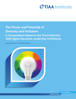 The Power and Potential of Diversity and Inclusion