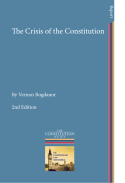 The Crisis of the Constitution