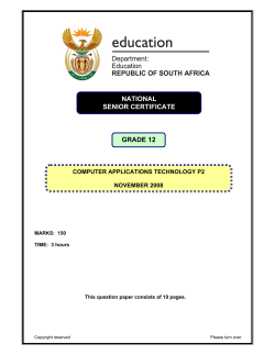 Computer Applications Technology