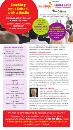 Leading your School with a Smile