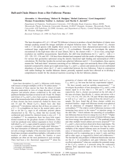 Ball-and-Chain Dimers from a Hot Fullerene Plasma