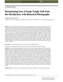 Documenting Loss of Large Trophy Fish from the Florida