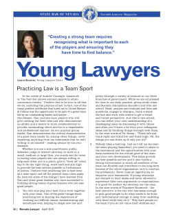 Practicing law is a team sport