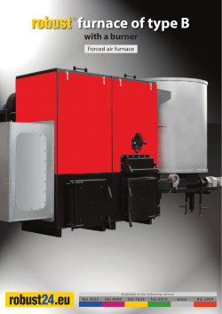 Robust furnace of type B with a burner